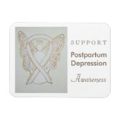 Postpartum Depression Awareness Ribbon Magnet (Horizontal)