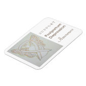 Postpartum Depression Awareness Ribbon Magnet (Linke Seite)