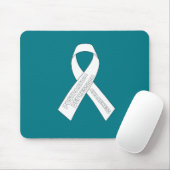 Postpartum Depression Awareness Ribbon Mousepad (Mit Mouse)