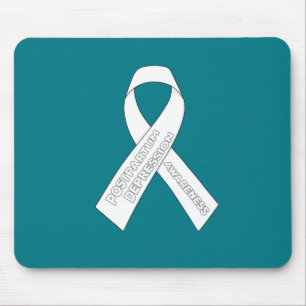 Postpartum Depression Awareness Ribbon Mousepad