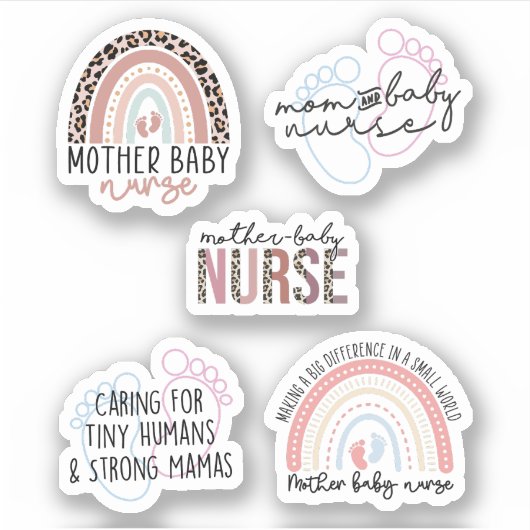 Postpartum Nurse, Mutter Babynahrung Pack Aufkleber (Vorderseite)