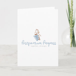 Postpartum Progress® Warrior Mama® Stationery Dankeskarte