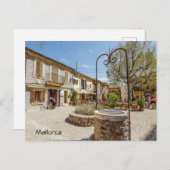 Postplatz de valldemossa en la isla de Mallorca Postkarte (Vorne/Hinten)