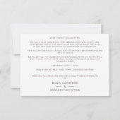 Postponed Wedding Couple Photo Mountain Landscape (Rückseite)