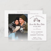 Postponed Wedding Couple Photo Mountain Landscape (Vorne/Hinten)