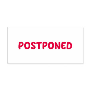 POSTPONED Wedding Special Event Occasion Mitzvah Permastempel