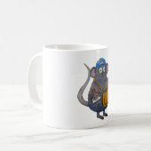 Postposten-Briefträger-Briefträger danken Ihnen Kaffeetasse (Vorderseite Links)