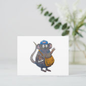 Postpostträger Postmann Vielen Dank, Frau Mouse Postkarte (Stehend Vorderseite)