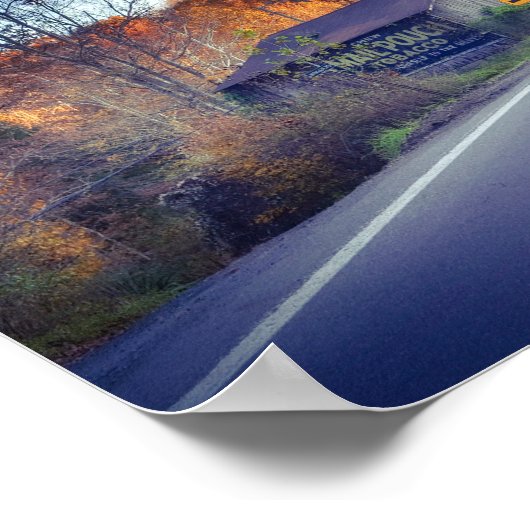 Postpouch Tabakstall in Zela Poster (Ecke)