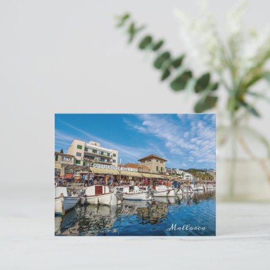 Postpuerto de Soller en Mallorca, Mallorca Postkarte (Stehend Vorderseite)
