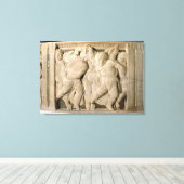 Postrestauriertafel Nr. VII von außen Leinwanddruck (Insitu (Holzboden))