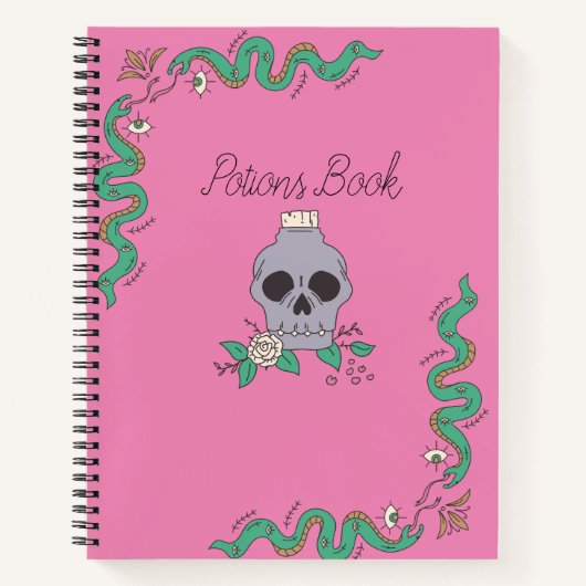 Posts Spellbook Notebook Notizblock (Vorderseite)