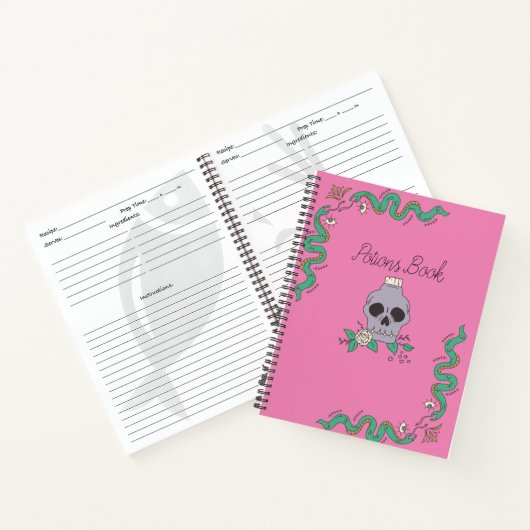 Posts Spellbook Notebook Notizblock (Innenseite)
