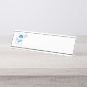 Postsendung Schreibtischnamensplakette (Vorderseite )