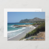 Postspielerin von Alcudia, Mallorca, Mallorca. Postkarte (Vorne/Hinten)