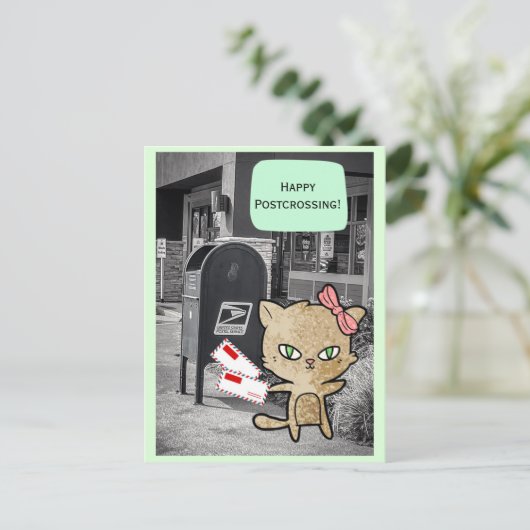 Poststelle Postkarte (Stehend Vorderseite)