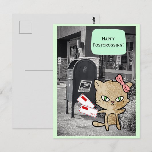 Poststelle Postkarte (Vorne/Hinten)