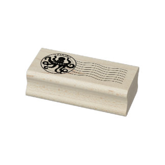 Poststempel der Lemurie Gummistempel