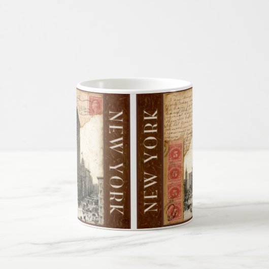 Poststempel, New York Kaffeetasse (Mittel)