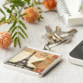 Poststempel, Paris Schlüsselanhänger (Seite)