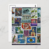 Poststempelbezogene Postkarte (Vorne/Hinten)