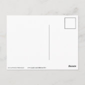 Poststempelbezogene Postkarte (Rückseite)
