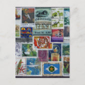 Poststempelbezogene Postkarte (Vorderseite)