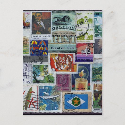 Poststempelbezogene Postkarte (Vorderseite)