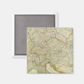 Poststraßen Deutschland, Ungarn Magnet (Vorderseite/Rückseite)