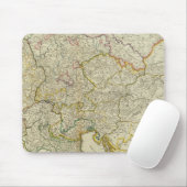 Poststraßen Deutschland, Ungarn Mousepad (Mit Mouse)