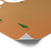 Postsum Kingdom Texas map Poster (Ecke)