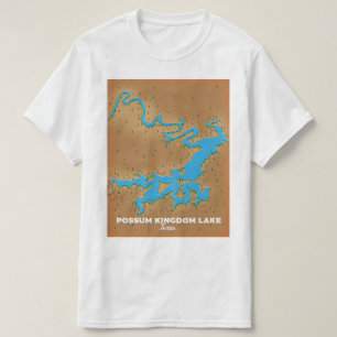Postsum Kingdom Texas map T-Shirt