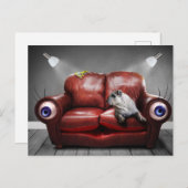 POSTSURREALISTA AMIGO PERRO POSTKARTE (Vorne/Hinten)