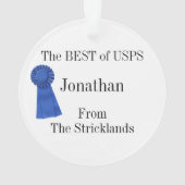 Postträger - Mailman Ornament (Rückseite)