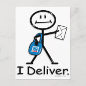 Postträger Postkarte (Vorderseite)