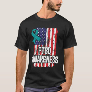 Posttraumatische Stressstörung Ptsd Bewusstsein T-Shirt