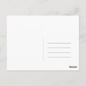 Postübergabe Postkarte (Rückseite)