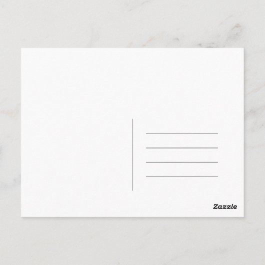 Postübergabe Postkarte (Rückseite)