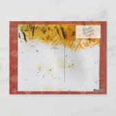 Postübergabekatze Postkarte (Rückseite)