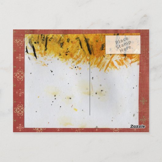 Postübergabekatze Postkarte (Rückseite)