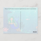 Postübergang Mermaid - Postkarte (Rückseite)