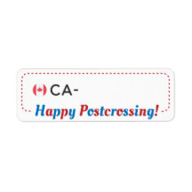 Postübergang Postcard ID CA Kanada Postüberschrift