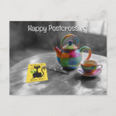 Postübergang Tee - Postkarte (Vorderseite)