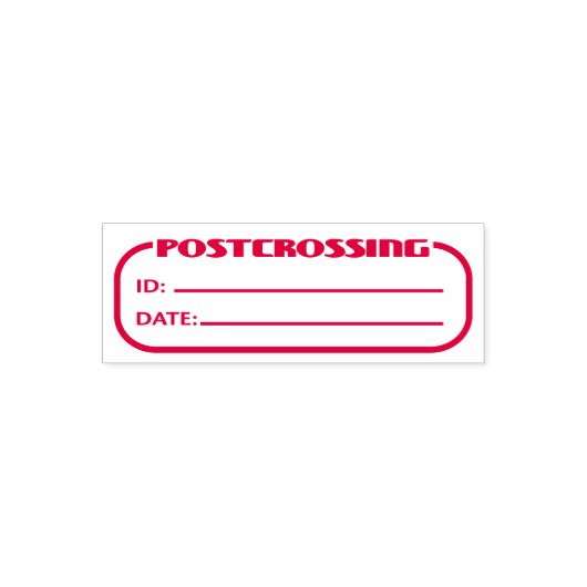 Postübergangs-ID und Datum, das auszufüllen ist Permastempel (Design)