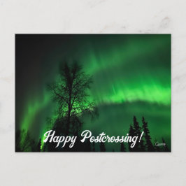 Postüberqueren der Nordlichter 4 - Postkarte
