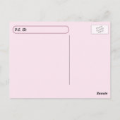 Postüberqueren einiger sonniger Lieben - Katze Pos Postkarte (Rückseite)