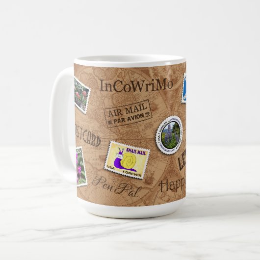 Postüberquerung - 15 oz. Tasse (Vorderseite Links)