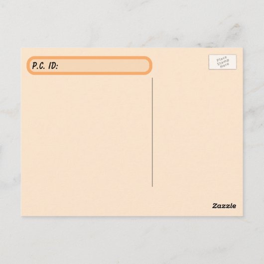 Postüberquerung Adorable Goes Postkarte (Rückseite)