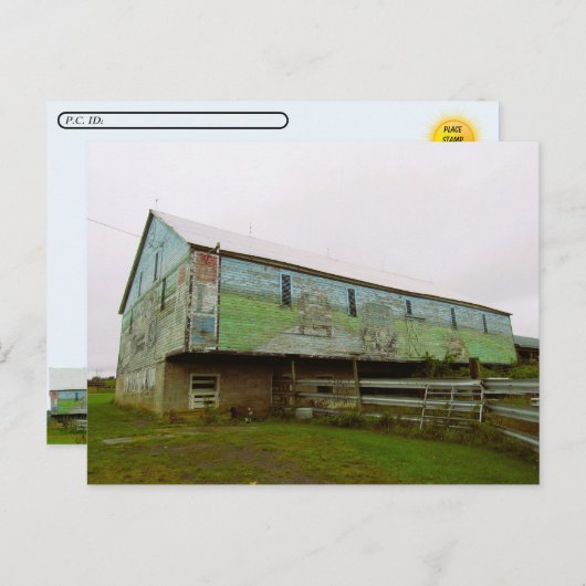 Postüberquerung - Anstrich Postkarte (Vorne/Hinten)