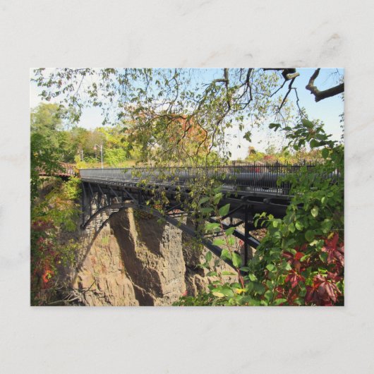 Postüberquerung - Bild einer Brücke in New Jersey Postkarte (Vorderseite)